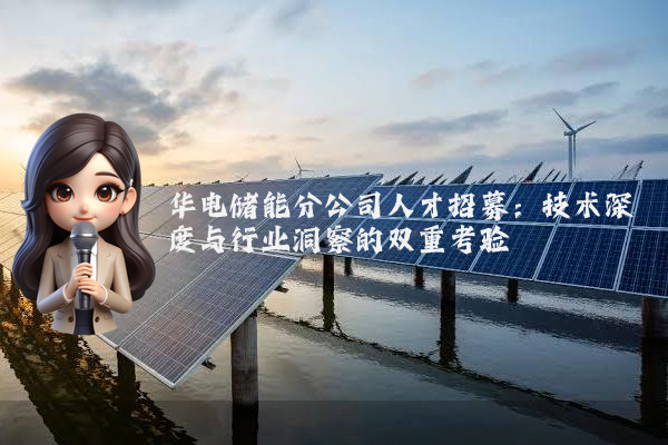 华电储能分公司人才招募：技术深度与行业洞察的双重考验