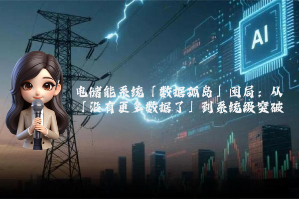 电储能系统「数据孤岛」困局：从「没有更多数据了」到系统级突破