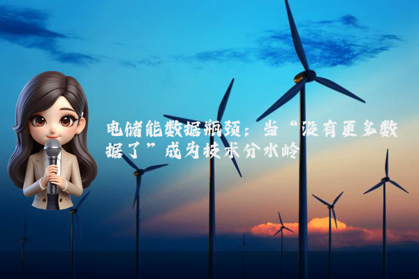 电储能数据瓶颈：当“没有更多数据了”成为技术分水岭