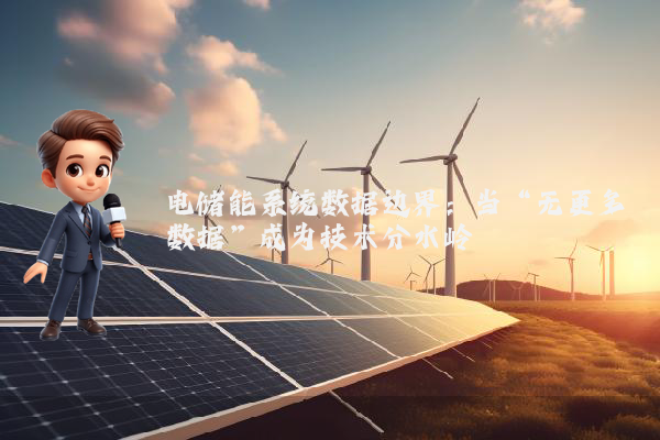 电储能系统数据边界：当“无更多数据”成为技术分水岭