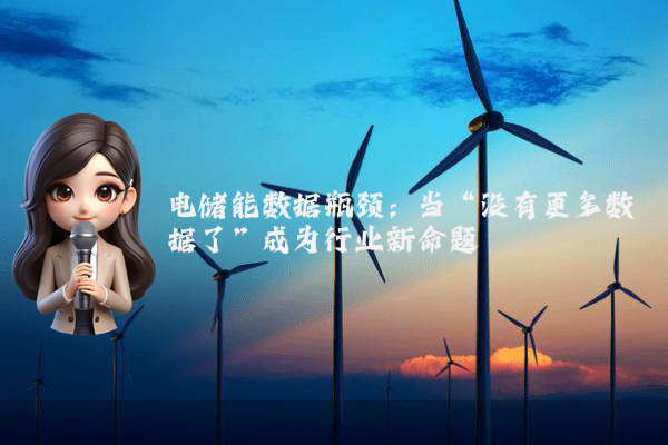 电储能数据瓶颈：当“没有更多数据了”成为行业新命题