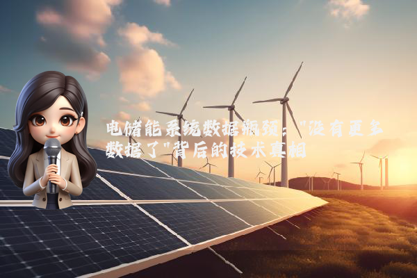 电储能系统数据瓶颈：