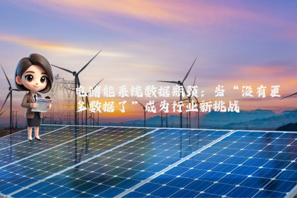 电储能系统数据瓶颈：当“没有更多数据了”成为行业新挑战