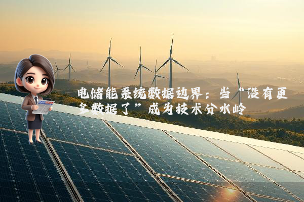电储能系统数据边界：当“没有更多数据了”成为技术分水岭