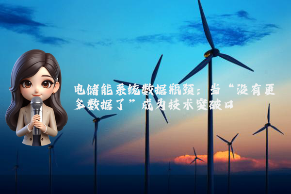 电储能系统数据瓶颈：当“没有更多数据了”成为技术突破口